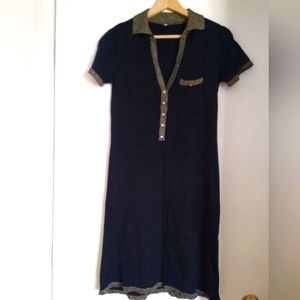 Cotton Short-Sleeved Dress
